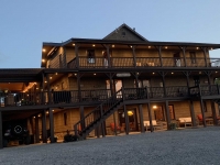 Lodge outdoor evening 9