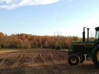 John Deere and the new wheat field